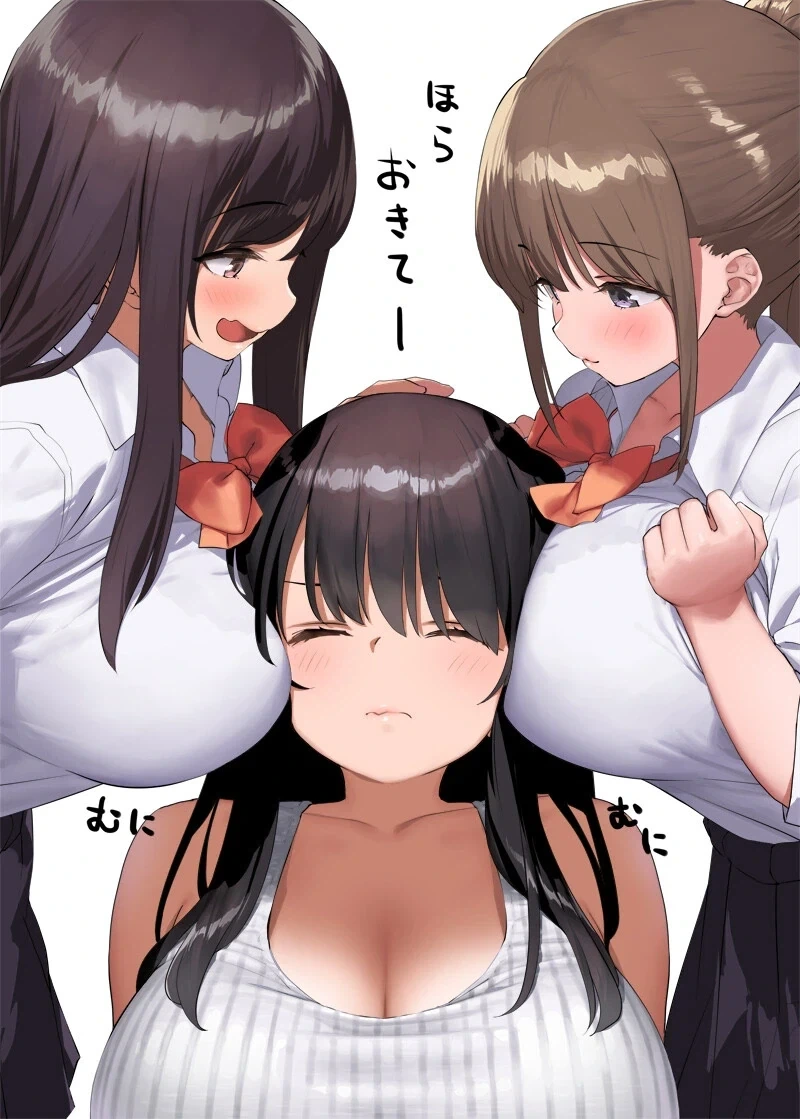 선생님에게 장난치는 거유 여고생들.manga_4.webp