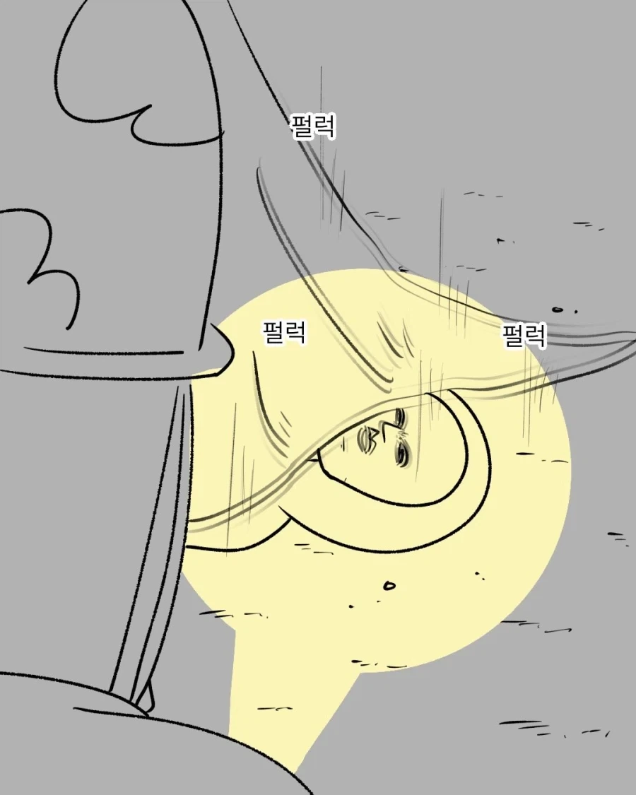한겨울 숙영훈련 중 얼어죽은 시체가 된 동기.manwha_5.webp