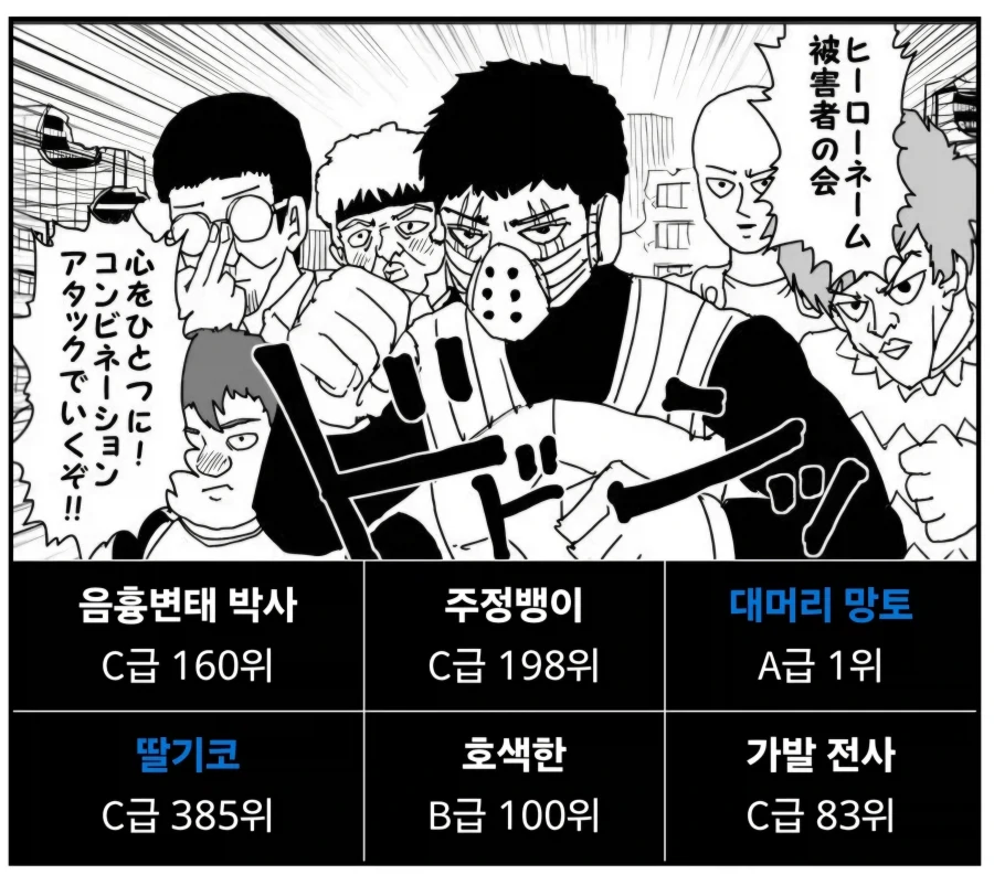 원펀맨) 번역오류가 아니었던 히어로 네이밍_1.webp