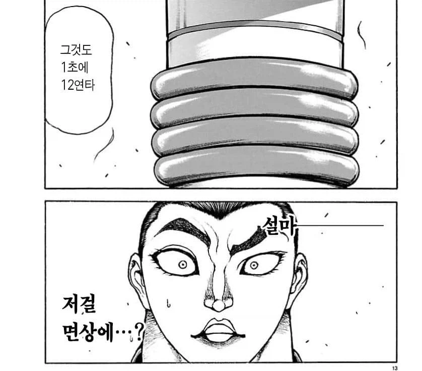 바키) 초당 1.5톤의 타격을 12방 쏟아내는 강한 타격가_6.webp