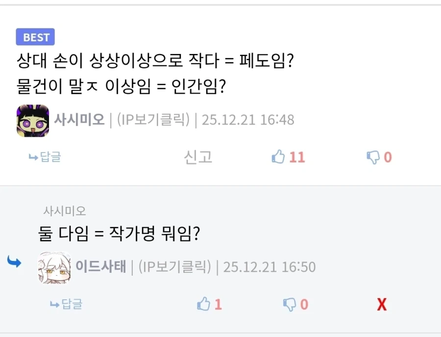 "그녀의 두 손으로 겨우 감싸쥘 정도의 크기였다" 대표 이미지