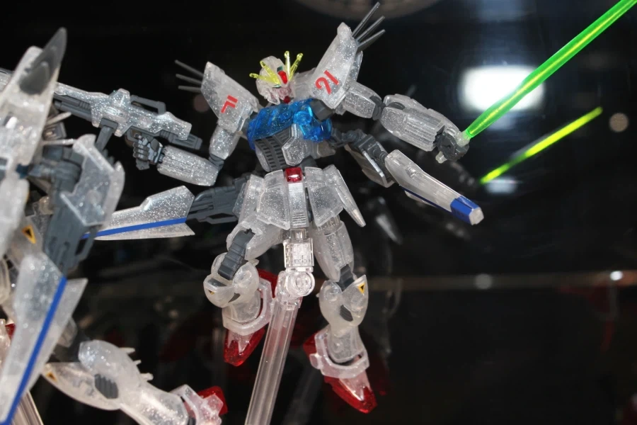 HGUC 1/144 건담 F91 잔상 이미지 클리어 Ver 도쿄점 전시 사진_5.webp