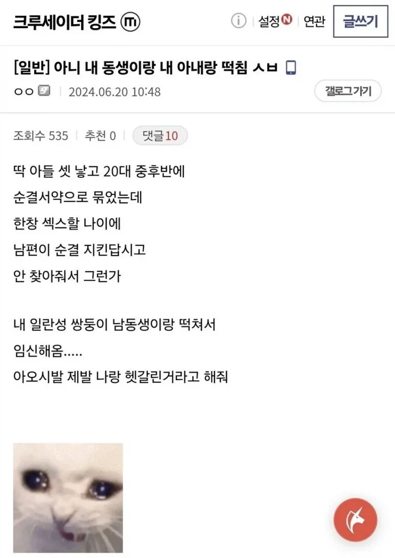 (ㅋㅋ)동생이랑 아내랑 떡침 ㅅㅂ_1.webp