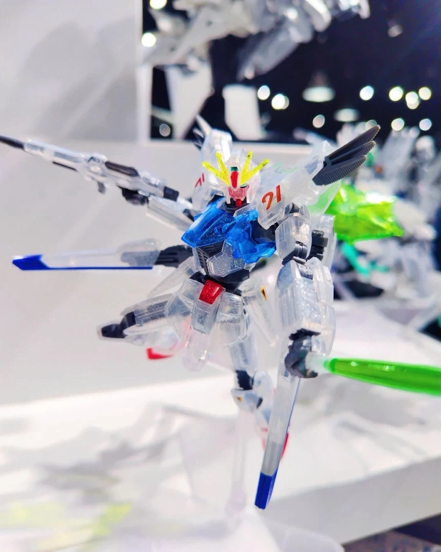 HGUC 1/144 건담 F91 잔상 이미지 클리어 Ver 도쿄점 전시 사진 2_1.webp