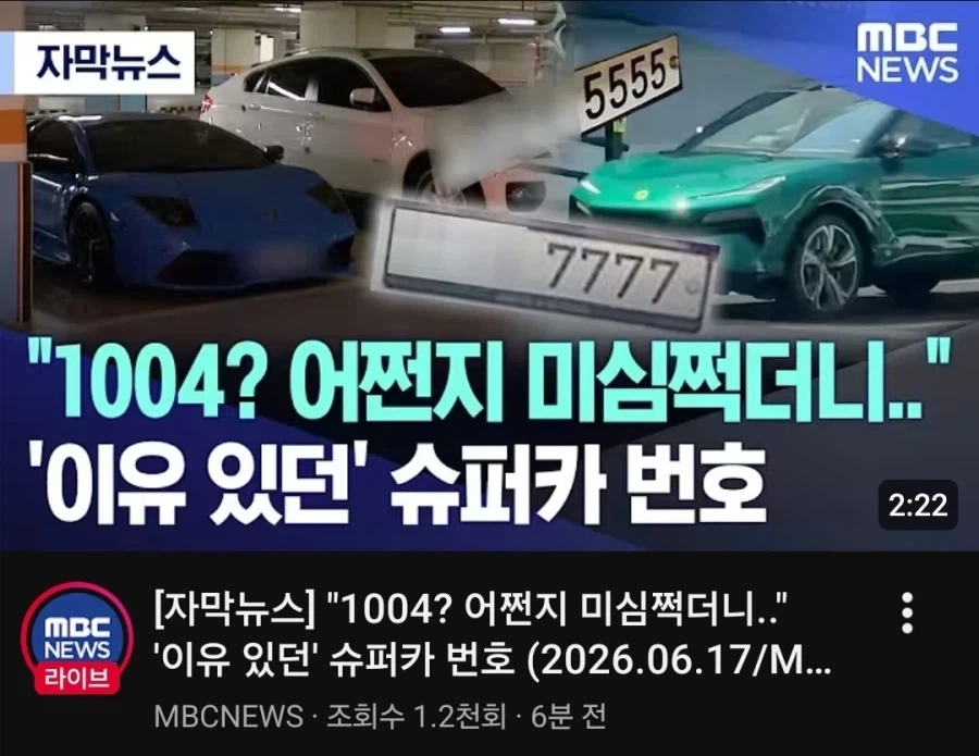 슈퍼카 차주에 황금번호 제공해준 공무원들.._1.webp