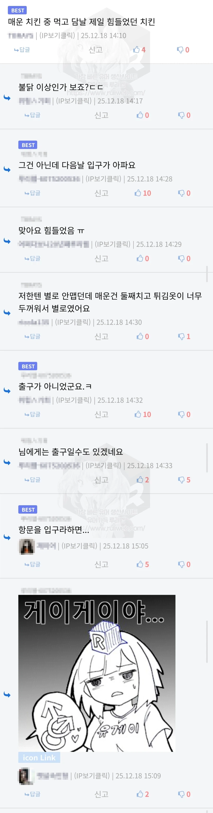 매운 치킨을 먹으면 다음날 고통스러운 이유_1.webp