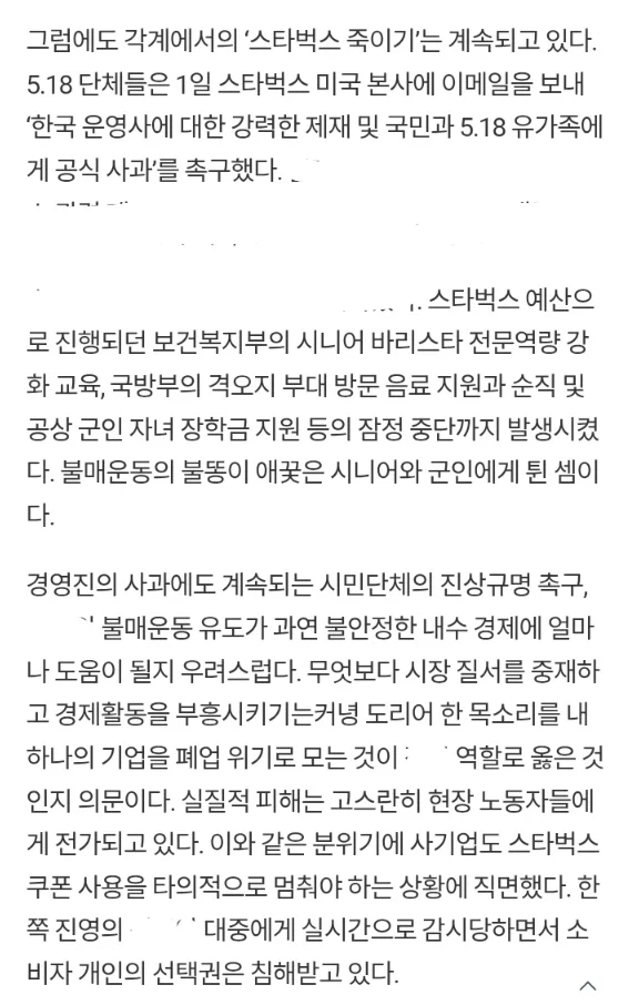 "불매운동이 과연 불안정한 내수 경제에 얼마나 도움이 될지 우려스럽다" 대표 이미지