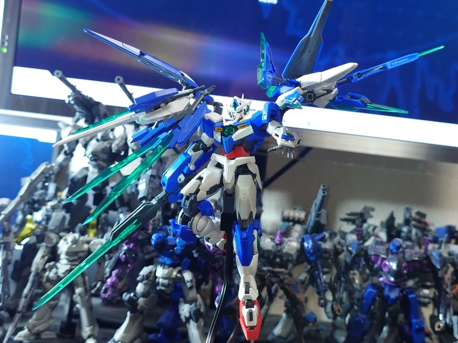 RG 건담 엑시아 리페어 Ⅳ 포징 + 조합 사진_10.webp