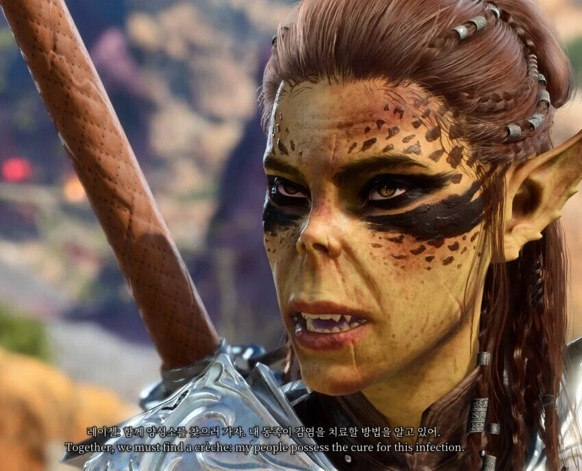 발더스) 초반 싸가지 없는 기스양키녀 강제 대화 예절 주입법_3.webp