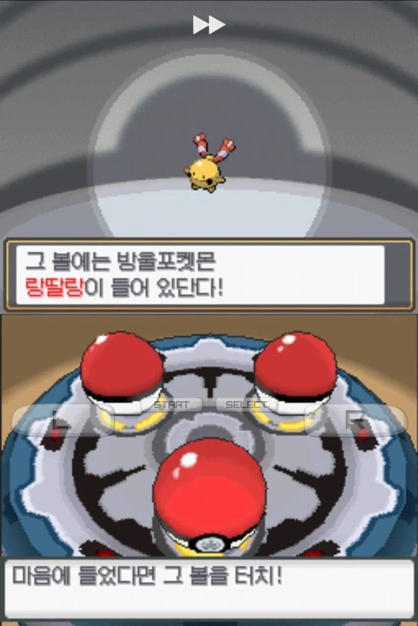 ＇밖은 위험하단다! 세 포켓몬 중 하나를 데려가렴!" 이미지 2
