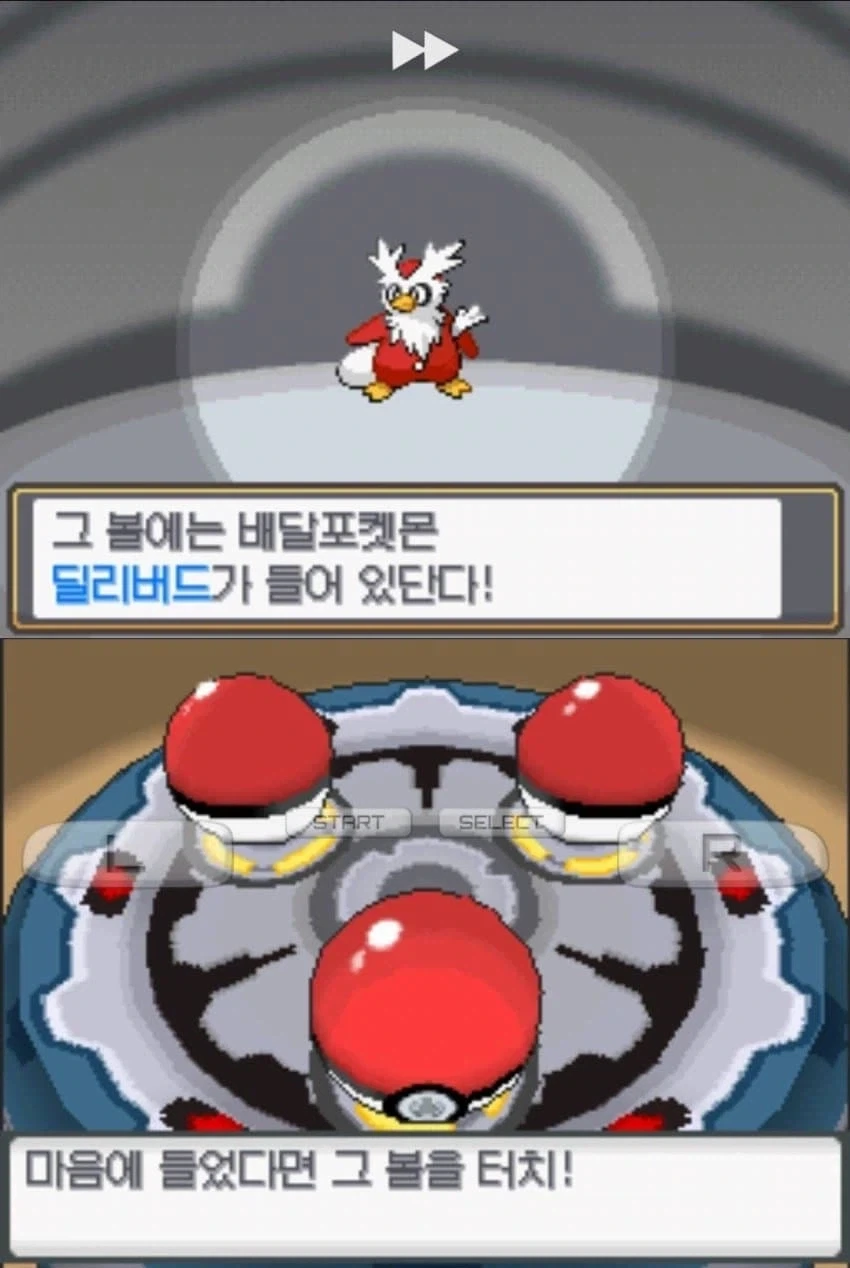 ＇밖은 위험하단다! 세 포켓몬 중 하나를 데려가렴!" 이미지 3