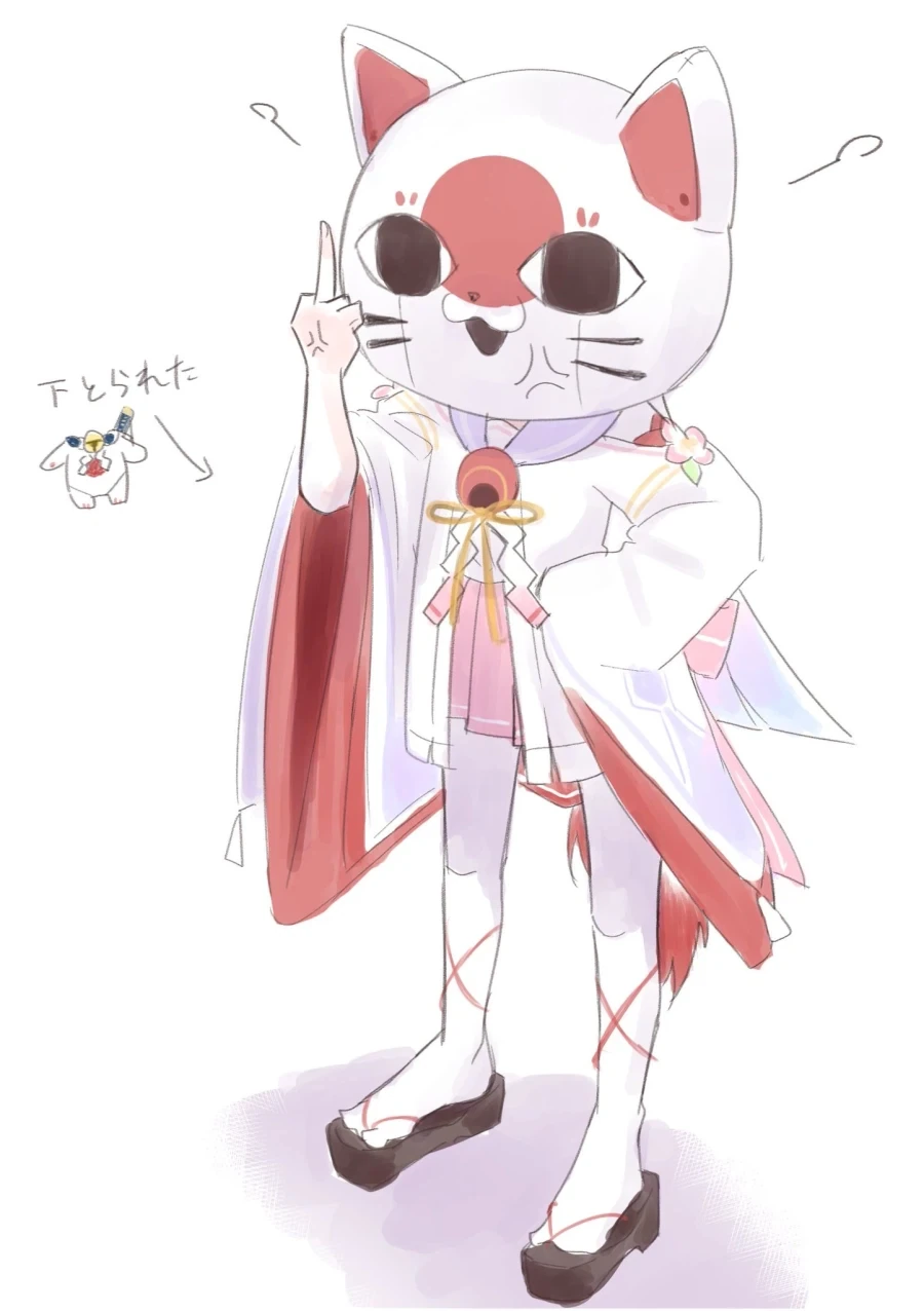 국기무스메) 일본짱 인형탈을 빼앗아보았다.jpg_1.webp