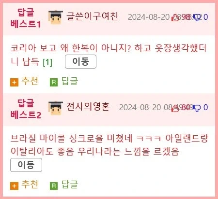 모델이 패션으로 묘사한 나라별 국기 특징_9.webp