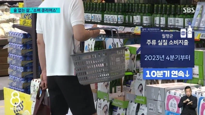 술 대신 주스로 건배..바뀐 문화에 술 소비