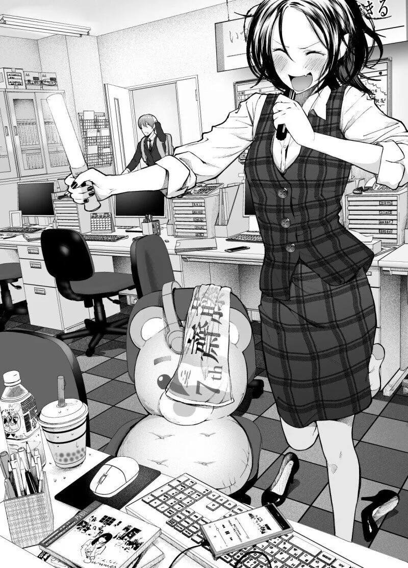 기나긴 야근 때문에 정신줄 놔버린 선배.manhwa_4.jpg