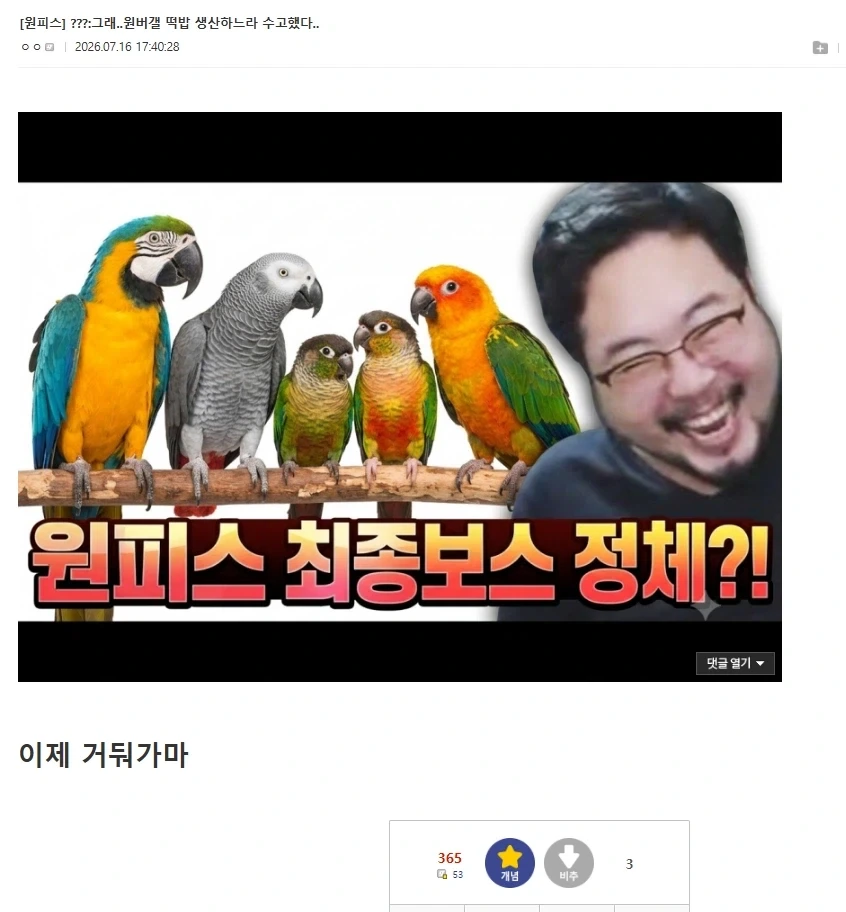 원피스 앵무새론의 최대 수혜자 이미지 10