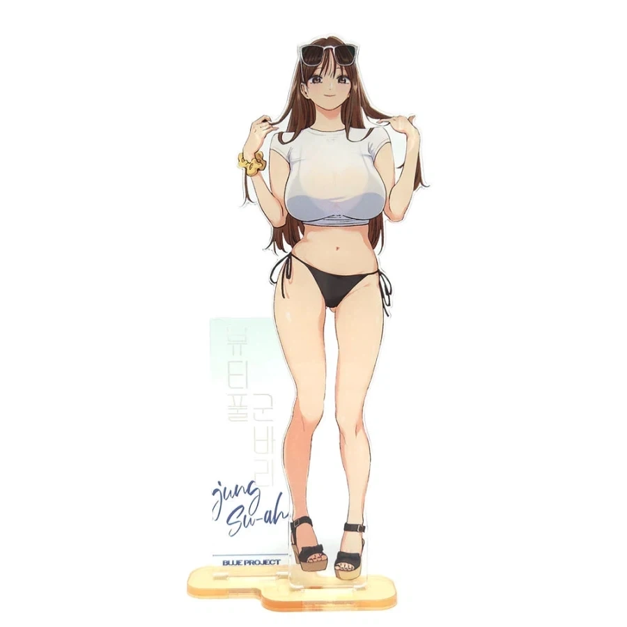 뷰티풀 군바리 수영복 아크릴 스탠드 굿즈_2.webp