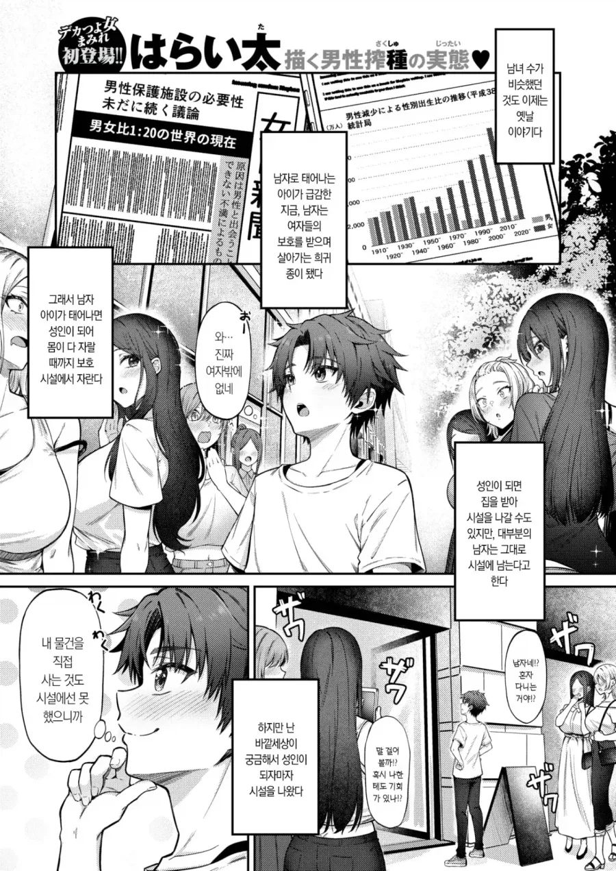 지나가는 여자의 눈이 매력적인 만화.manga 이미지 2