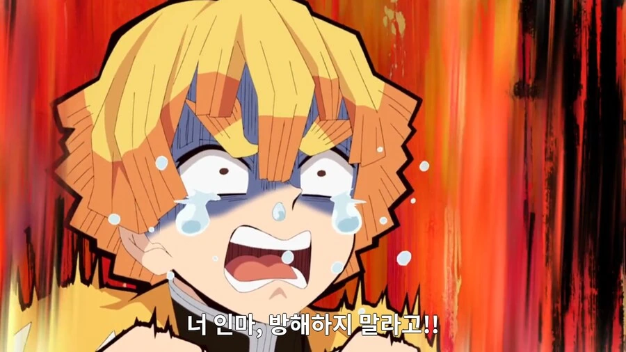 귀칼) 무한열차 무한성만 봤을땐 젠이츠 멋있어졌네 했었는데_8.png