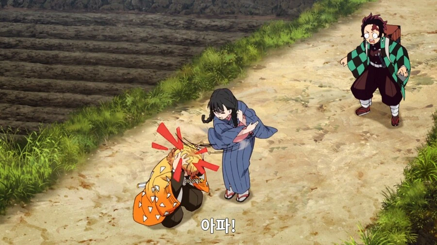 귀칼) 무한열차 무한성만 봤을땐 젠이츠 멋있어졌네 했었는데_11.png