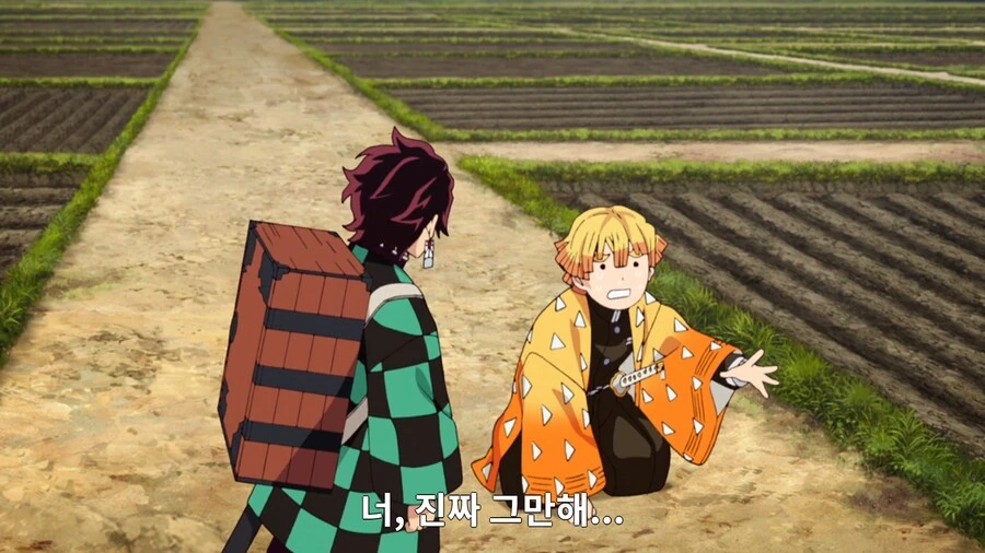 귀칼) 무한열차 무한성만 봤을땐 젠이츠 멋있어졌네 했었는데_17.png
