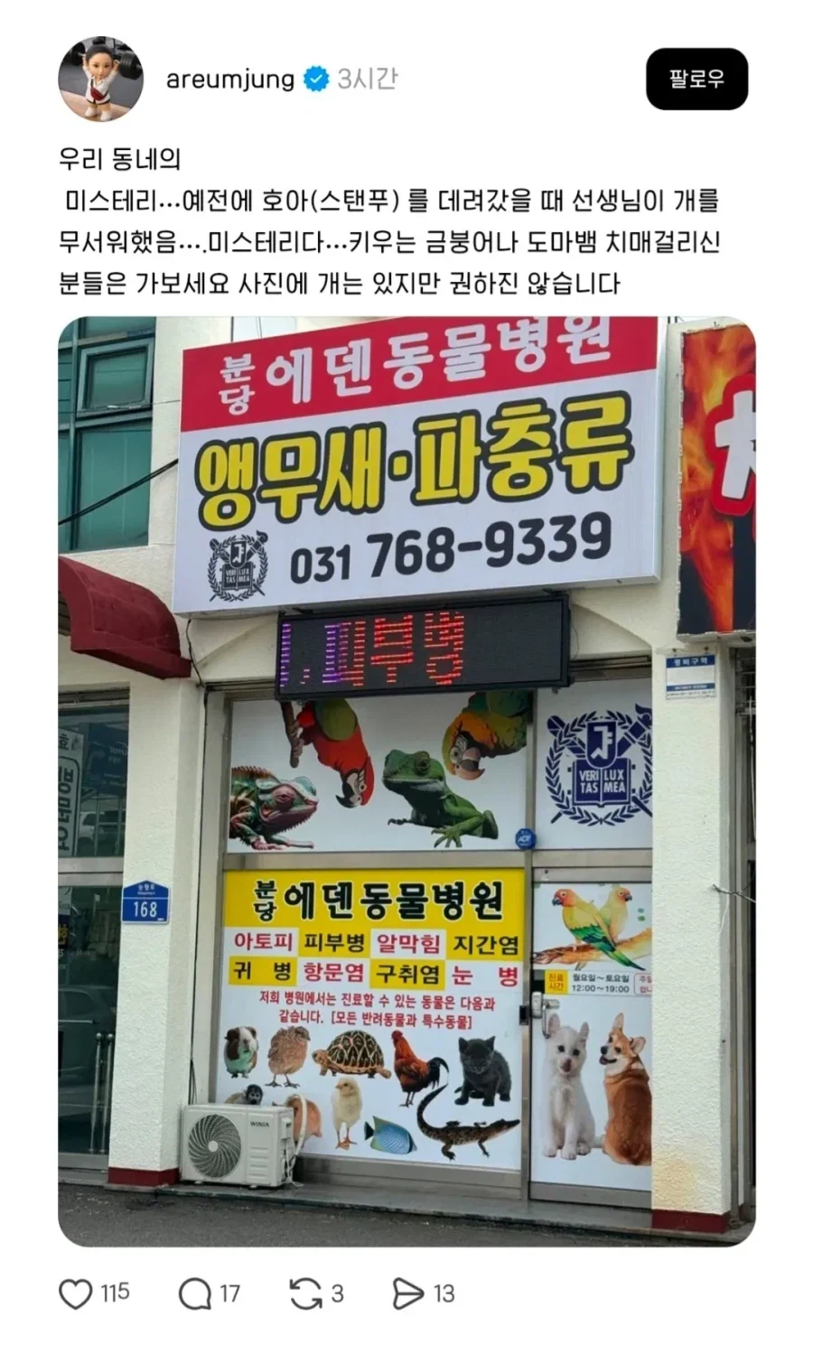 운전하는데 강아지가 인사해 줌. 이미지 2