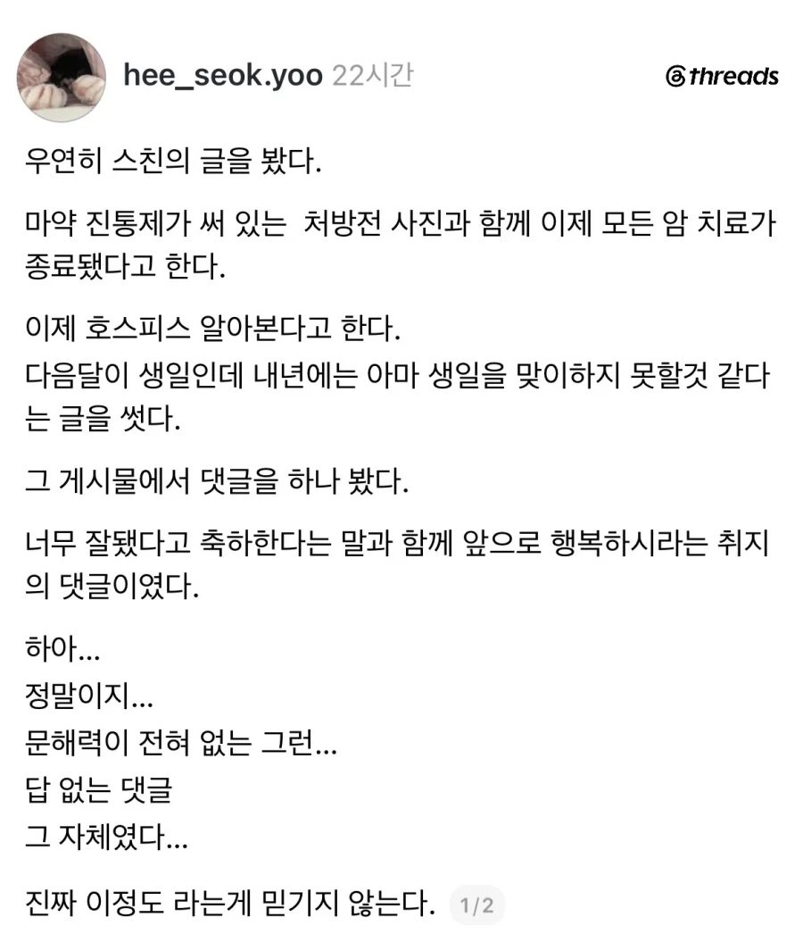 무더위에 고양이 걱정되서 엄마한테 물어봤더니 대표 이미지