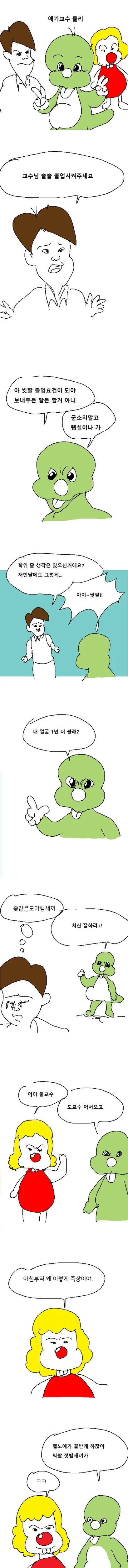 창문닦이 갸루 타카미 양 만화 .manhwa 이미지 2
