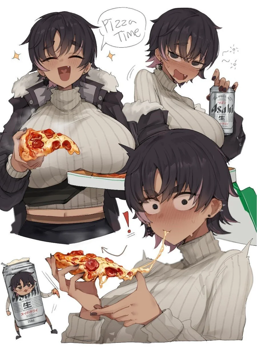 먹는걸 좋아하는 톰보이 여사친 만화_5.jpg