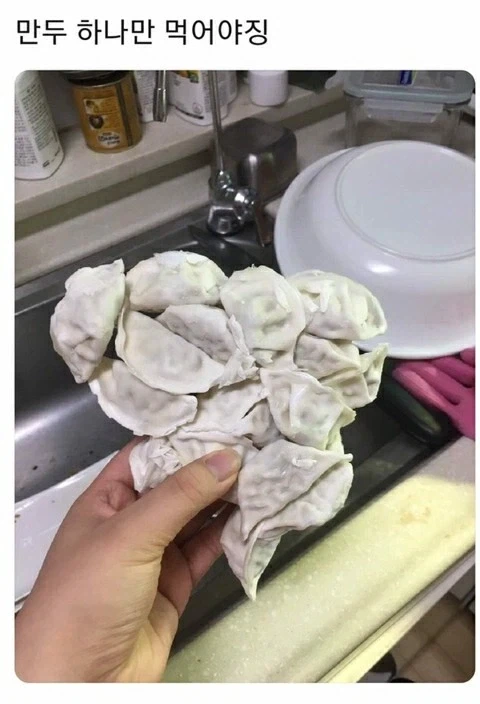 할머니가, 만두를 많이 만들어 보내줌.._2.webp