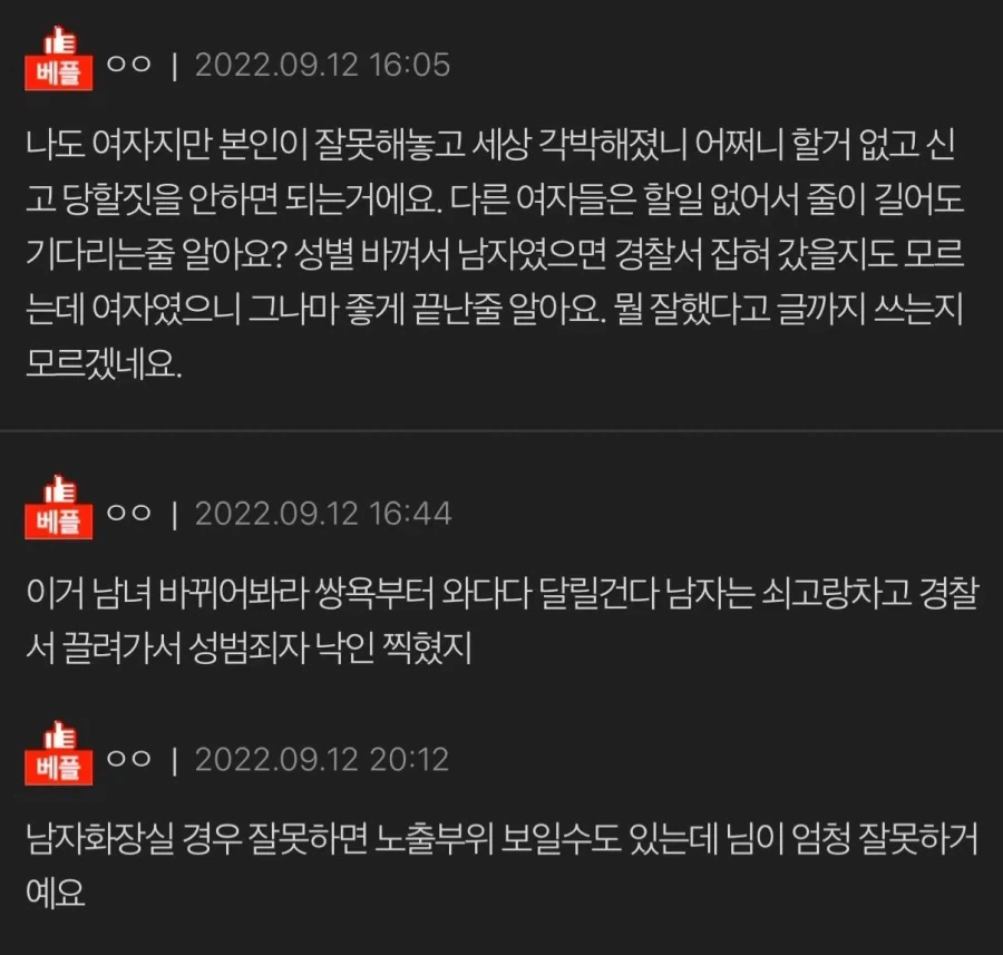 남자 화장실에서 볼일 보고 신고당한 여자_2.webp