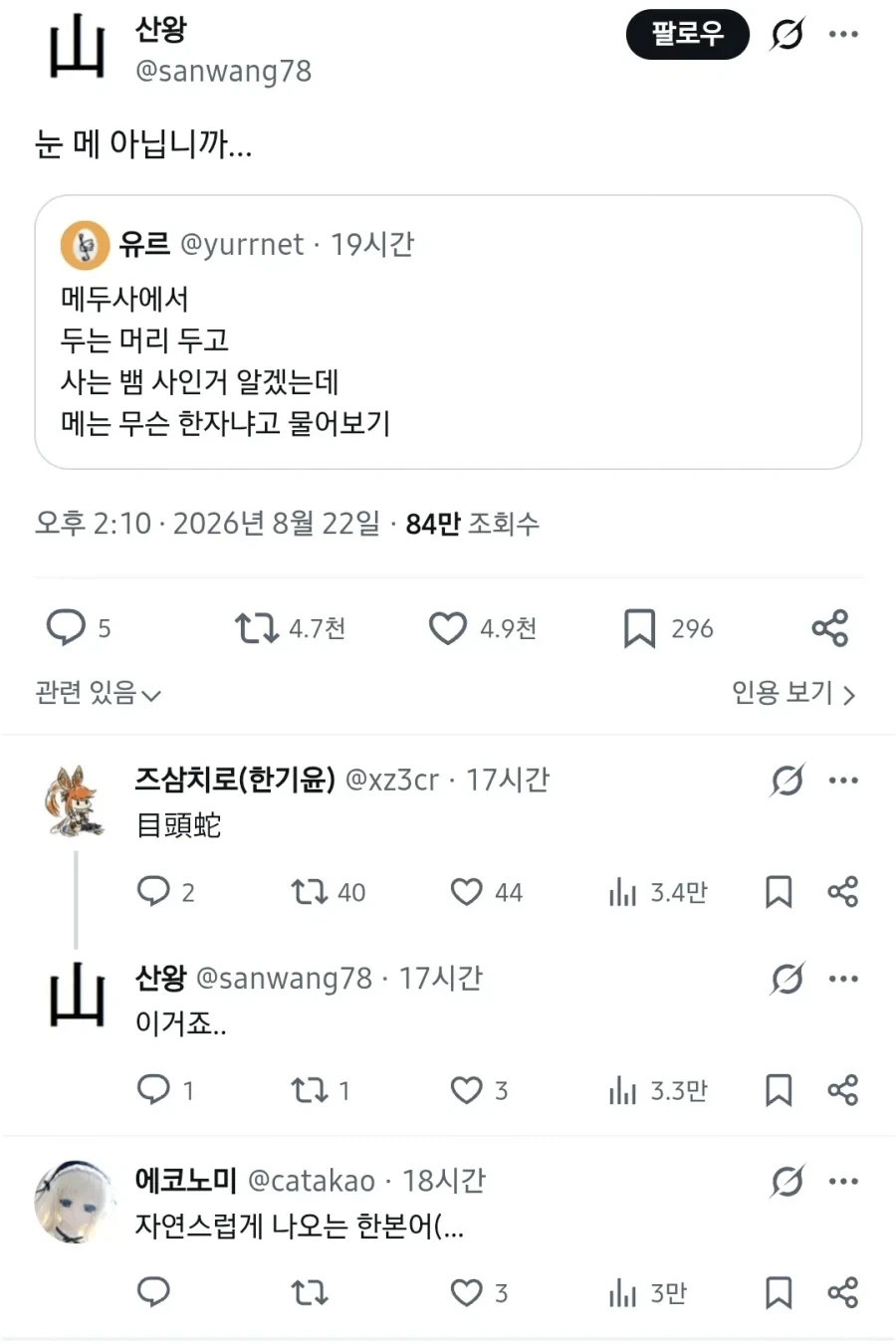 메두사의