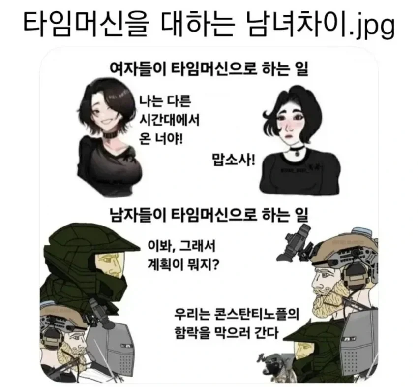 타임머신을 대하는 남녀차이_2.webp