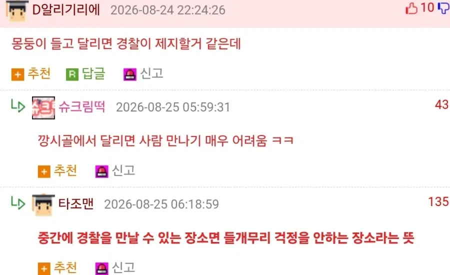 시골에서 조깅할때 필수품_2.webp