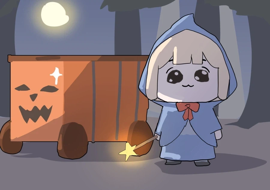 신데렐라에게 마법사님이 호박으로 마차를...._2.webp