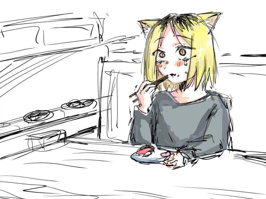 [담배고양이] 야쿠에게 회전초밥 사주고싶은 사람_2.webp