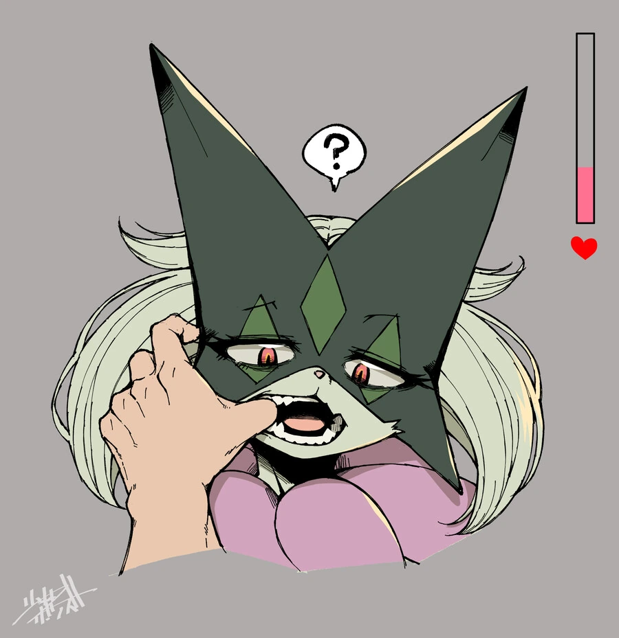 포켓몬)마스카나 구강검사 하는 만화