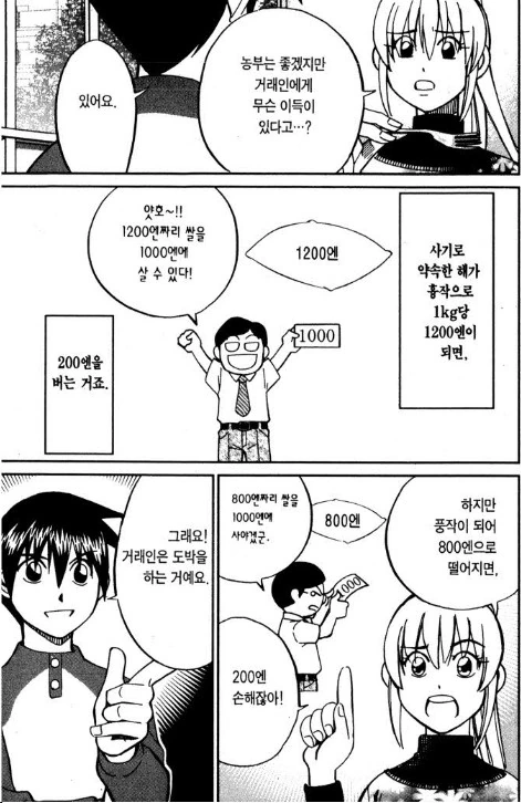 선물거래와 주식거래를 설명해주는 만화.manwha - 이미지 4