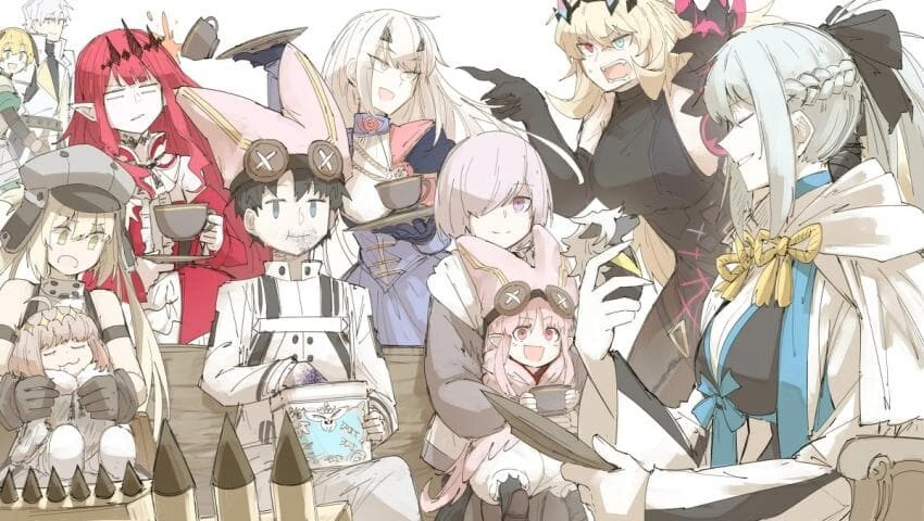FGO)아발론 맴버로 발렌타인 만화