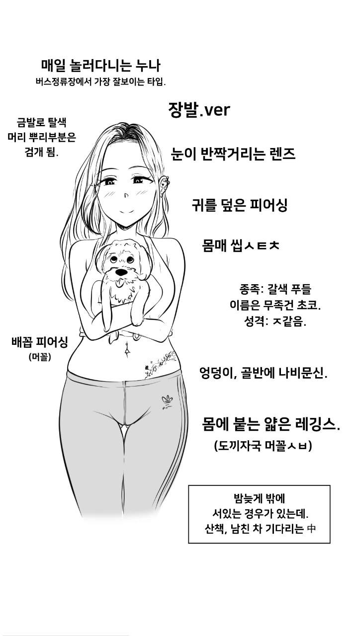 동네 누나들 특징.Manhwa - 이미지 3