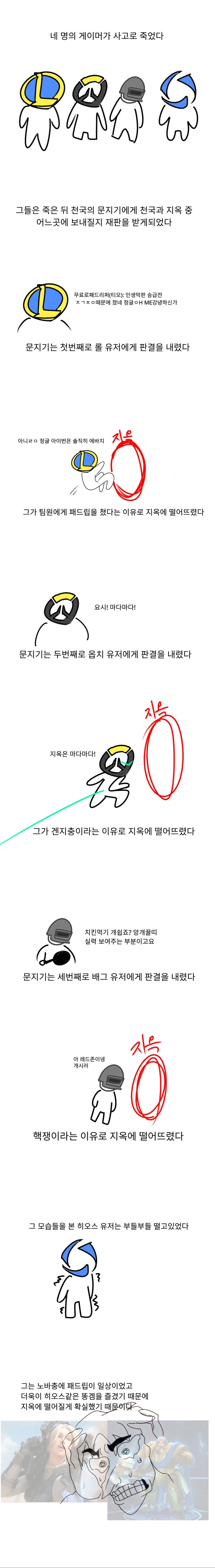 네명의 게이머가 사고로 죽었다.Manga - 이미지 3
