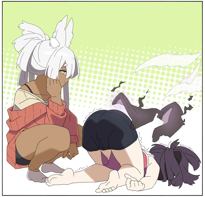 여우 할머니가 손녀랑 놀아주는 만화.manhwa