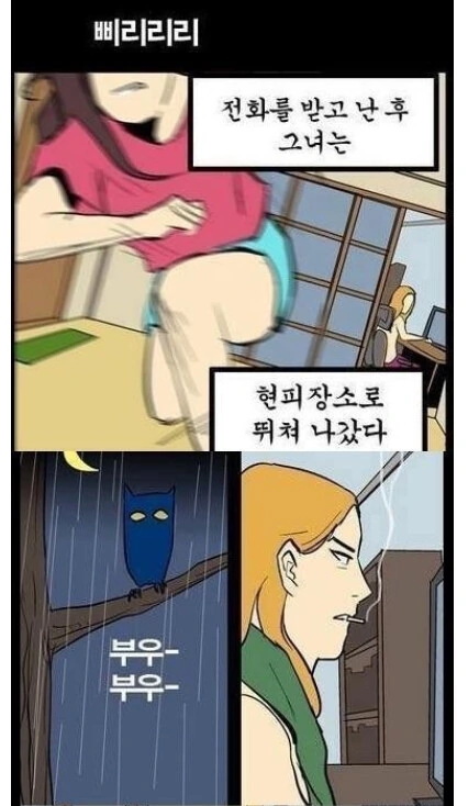 비오는 날 택배가 온 만화 - 이미지 8