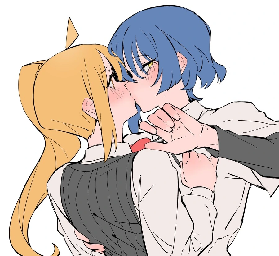 봇치) 레즈 키스