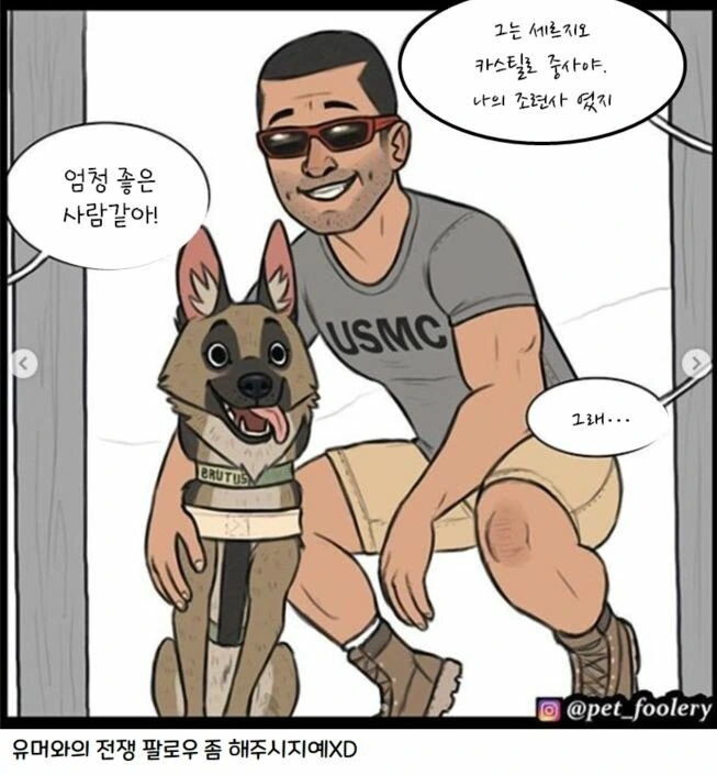 은퇴한 군견과 새끼 고양이 만화 3편 - 이미지 21