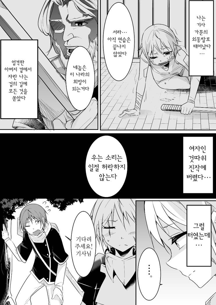 한평생을 기사로 살아온 그녀에게.manhwa - 이미지 5