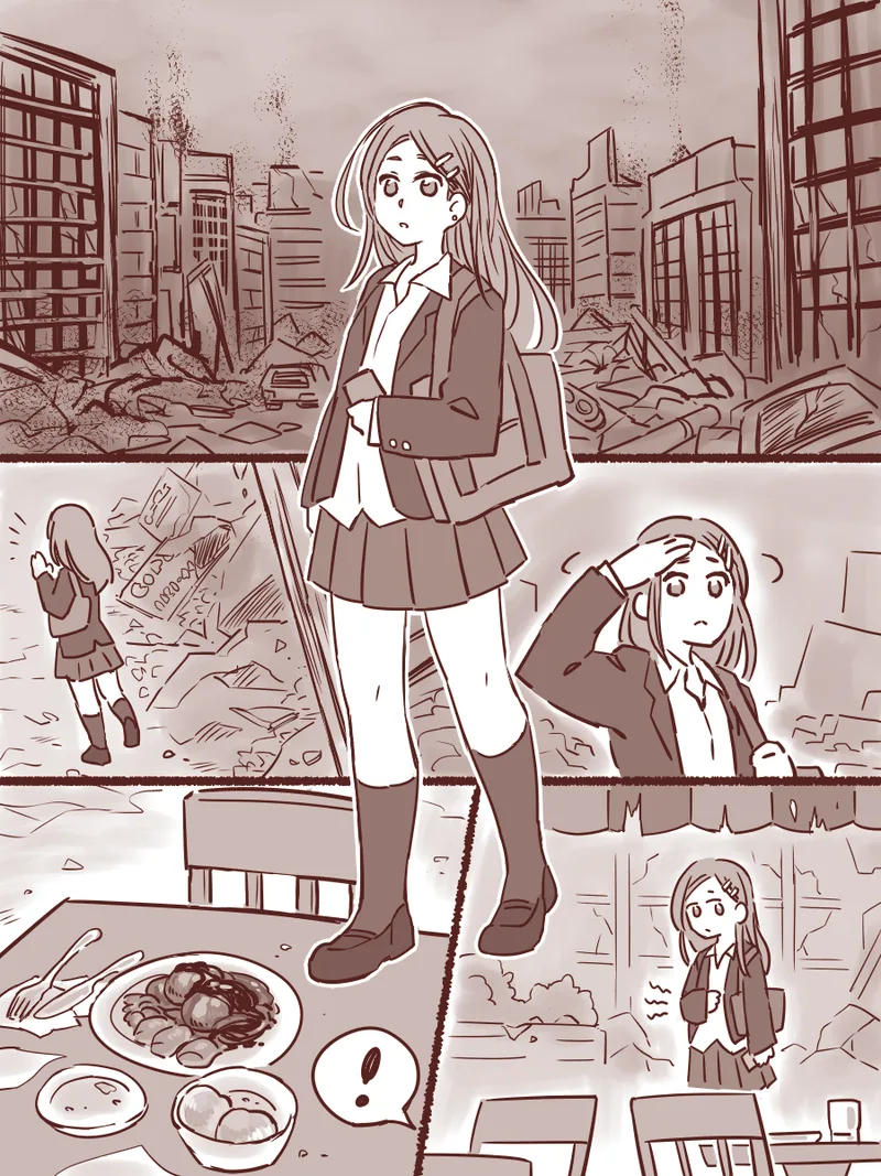 좀비 세상의 여고생.manga