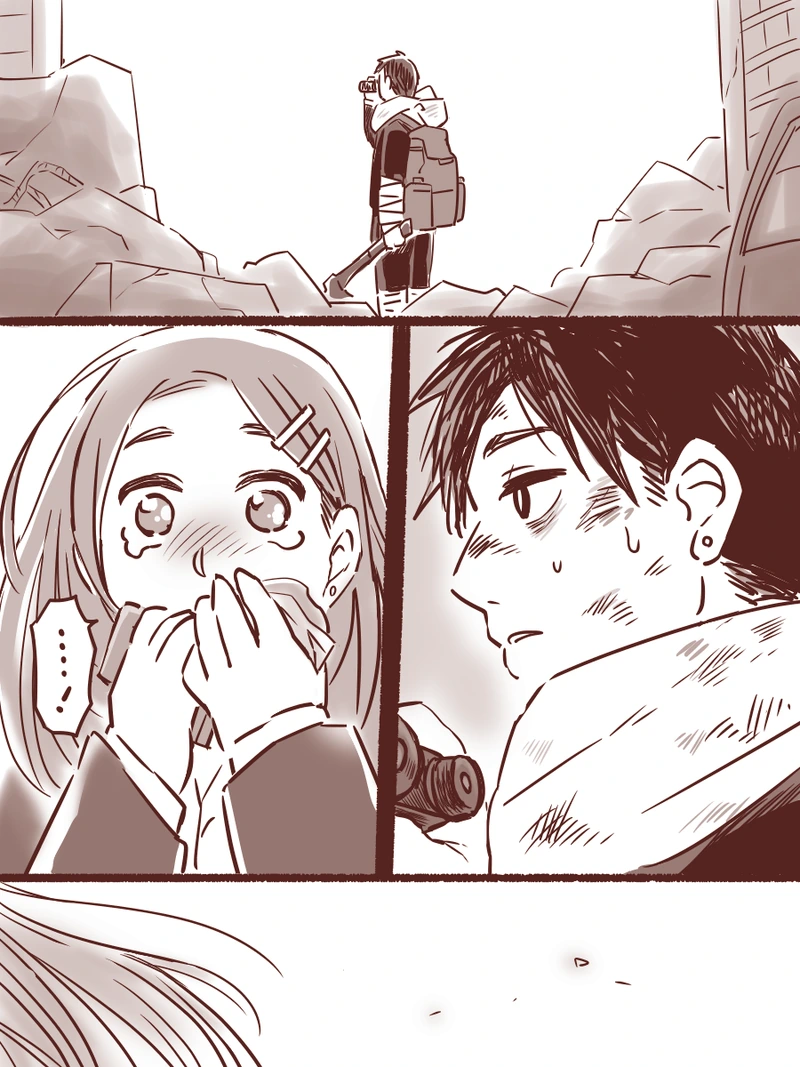 좀비 세상의 여고생.manga - 이미지 5