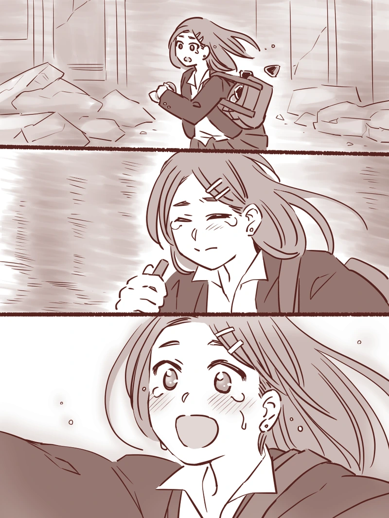 좀비 세상의 여고생.manga - 이미지 6