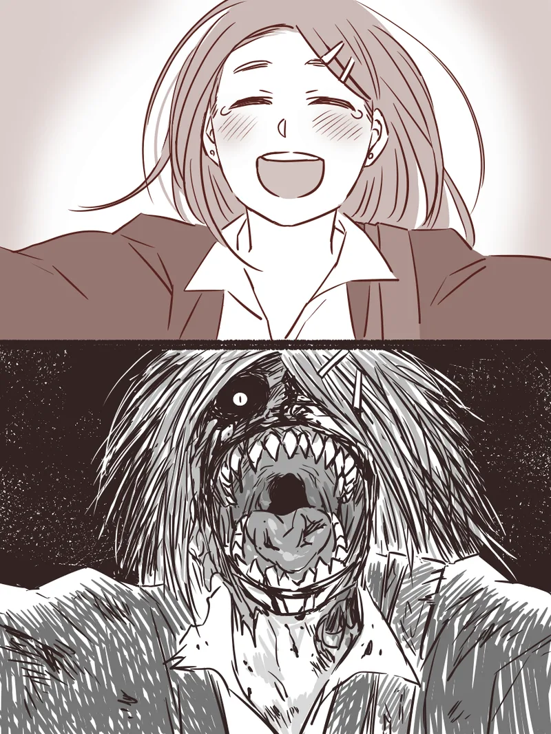 좀비 세상의 여고생.manga - 이미지 9